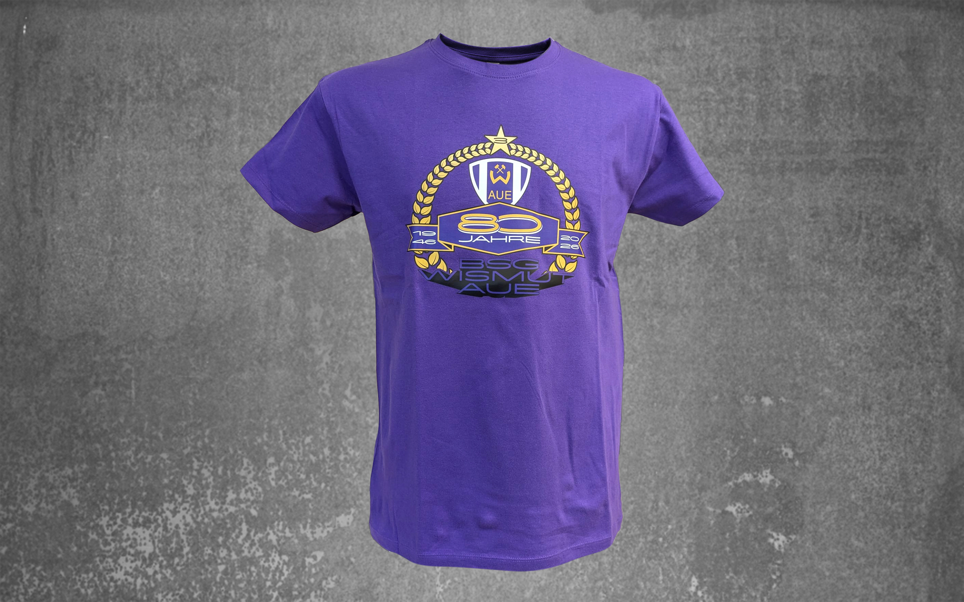 T-Shirt JUBILÄUM 80 JAHRE lila